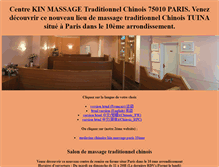 Tablet Screenshot of centre-kinemassage.fr